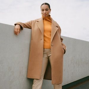Aritzia Wilfred Only Coat Classic Camel